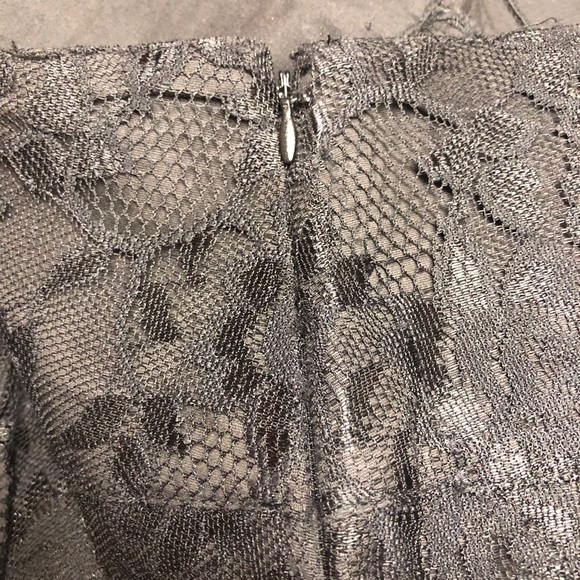 Lace Overlay High Waisted Shorts - Picture 4 of 9